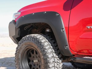 Toyota Tacoma Fender Flares - Husky Liners - Pocket Style - Matte-Black - `16-`23